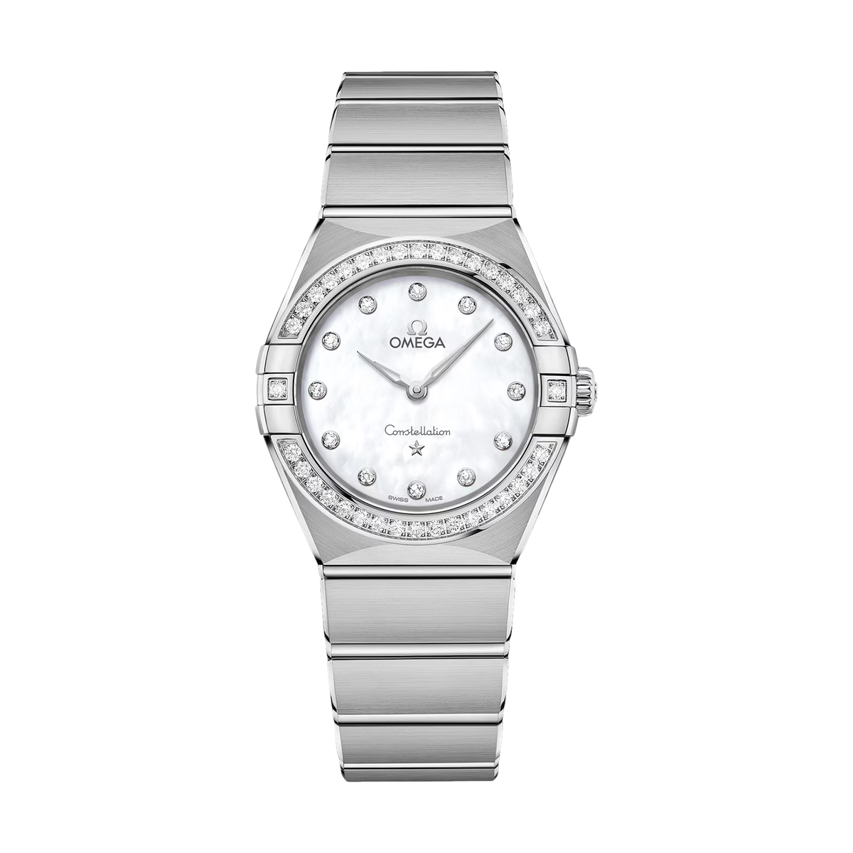 Constellation Diamonds Quartz 28mm - White on Bracelet