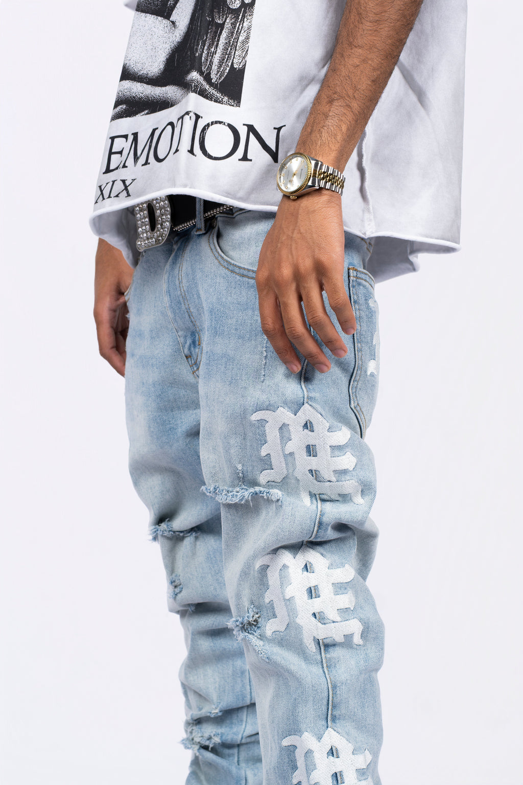 ‘Sea’ Monogram Denim