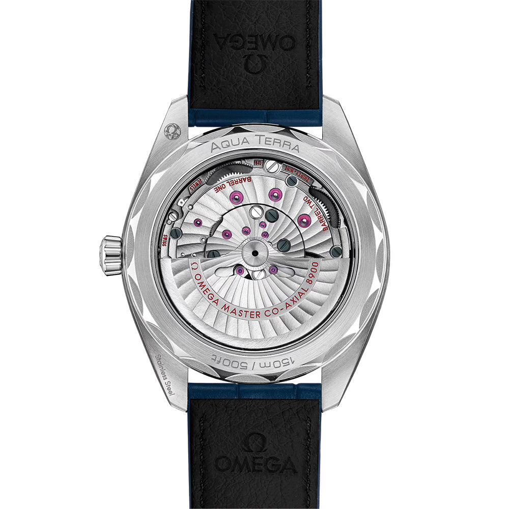 Seamaster Aqua Terra 150M 41mm - Blue on Leather Strap