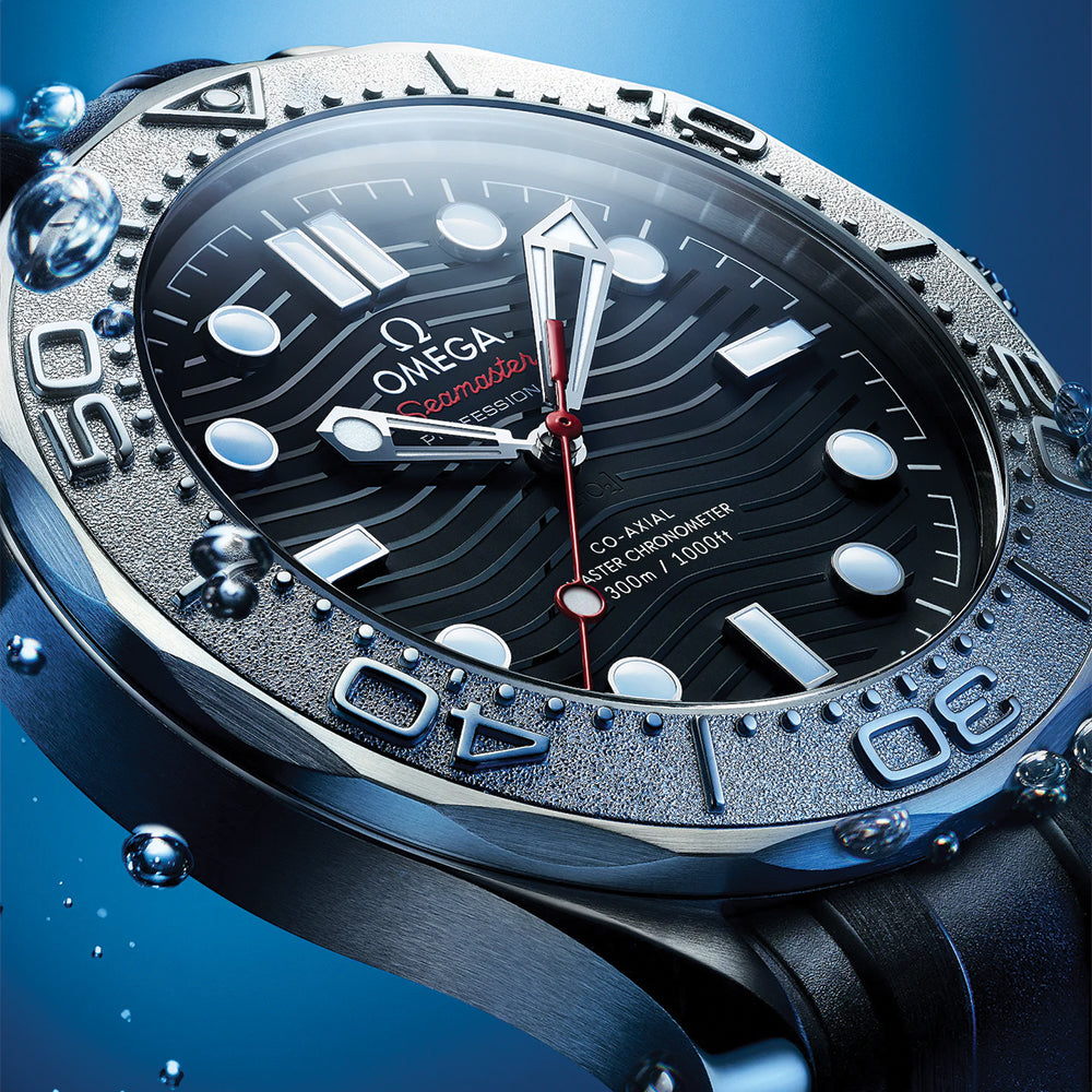 Seamaster Diver 300M Nekton Edition 42mm - Black on Rubber Strap