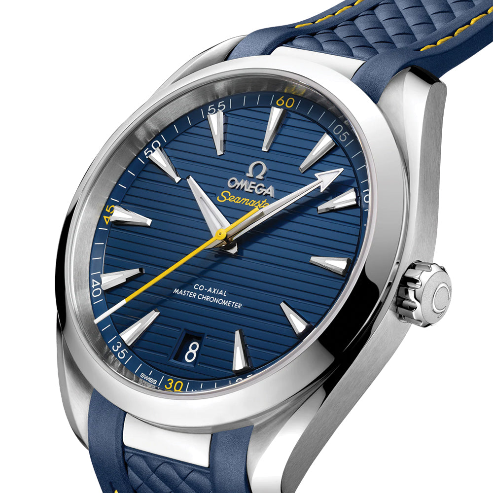 Seamaster Aqua Terra 150M 41mm - Blue on Rubber Strap