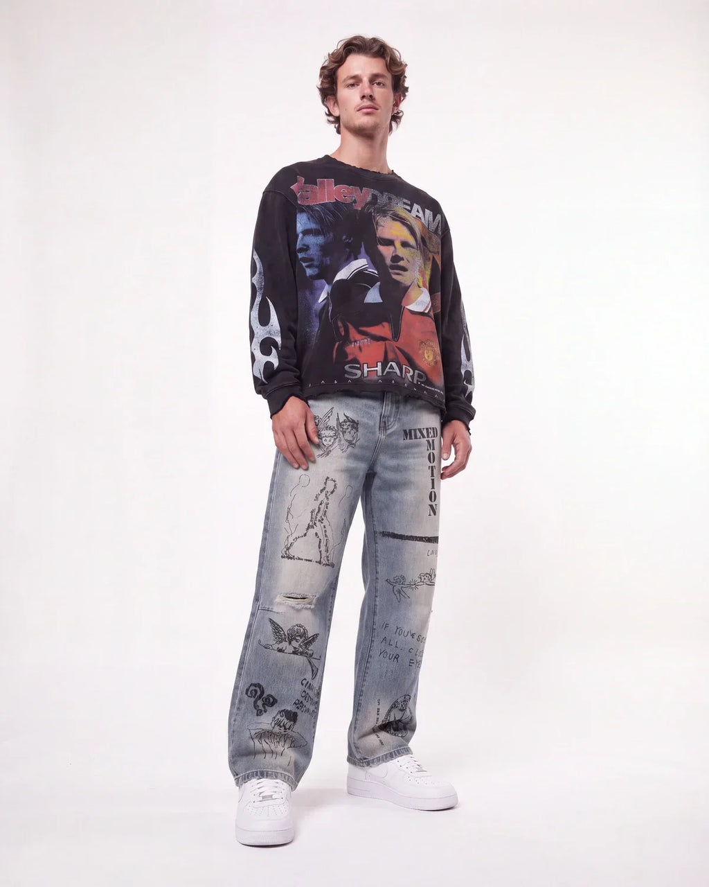 Mixed Emotions Canvas Denim Blue