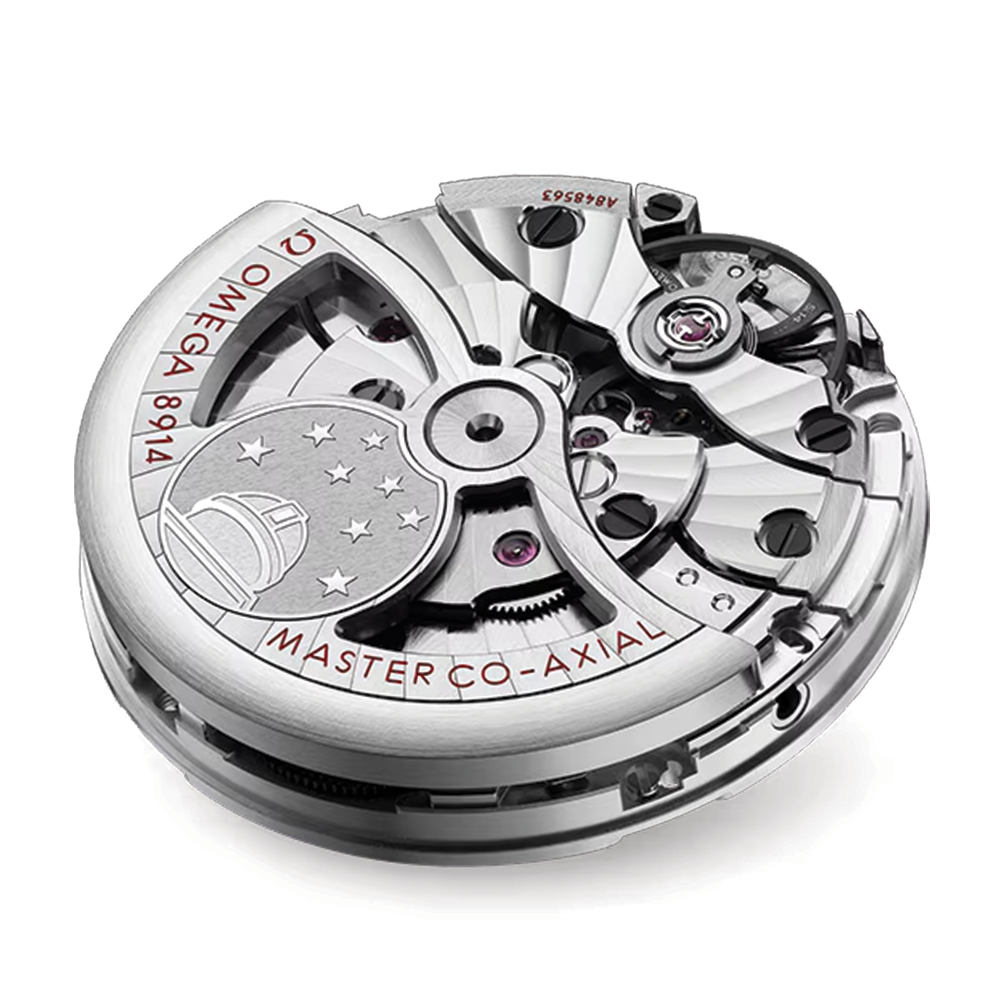Constellation Observatory 39.4mm - White, Sedna™ Gold Accents on Leather Strap