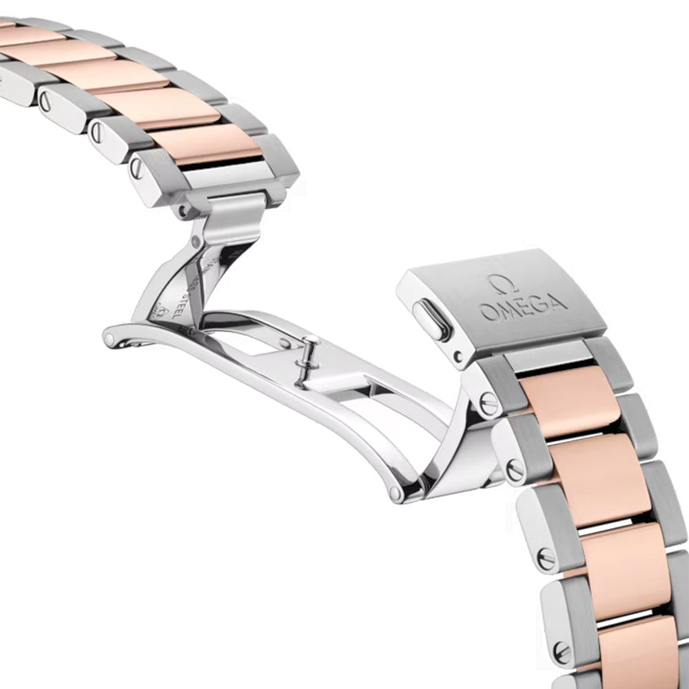 Seamaster Aqua Terra 150M Steel and Sedna™ Gold 38mm - Grey on Bracelet