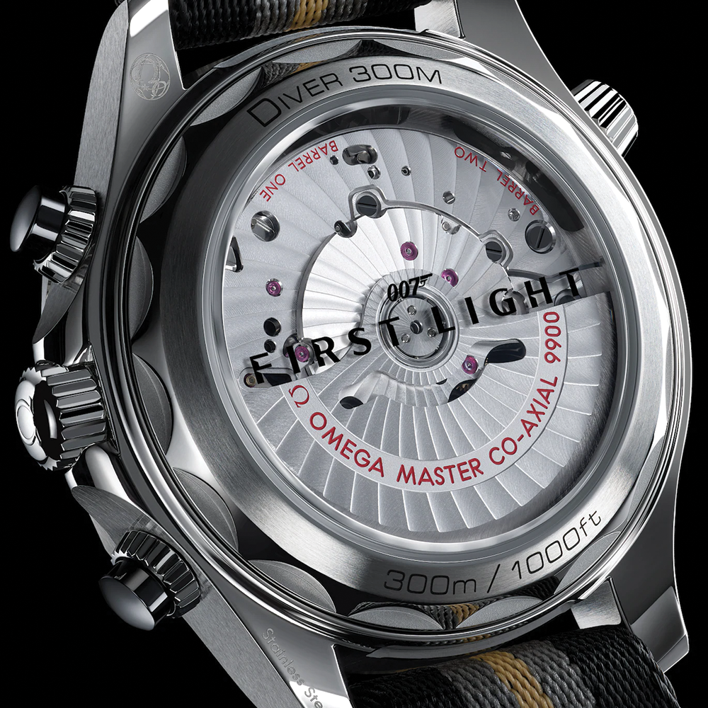 Seamaster Diver 300M Chronograph 007 First Light 44mm - Black on Fabric Strap