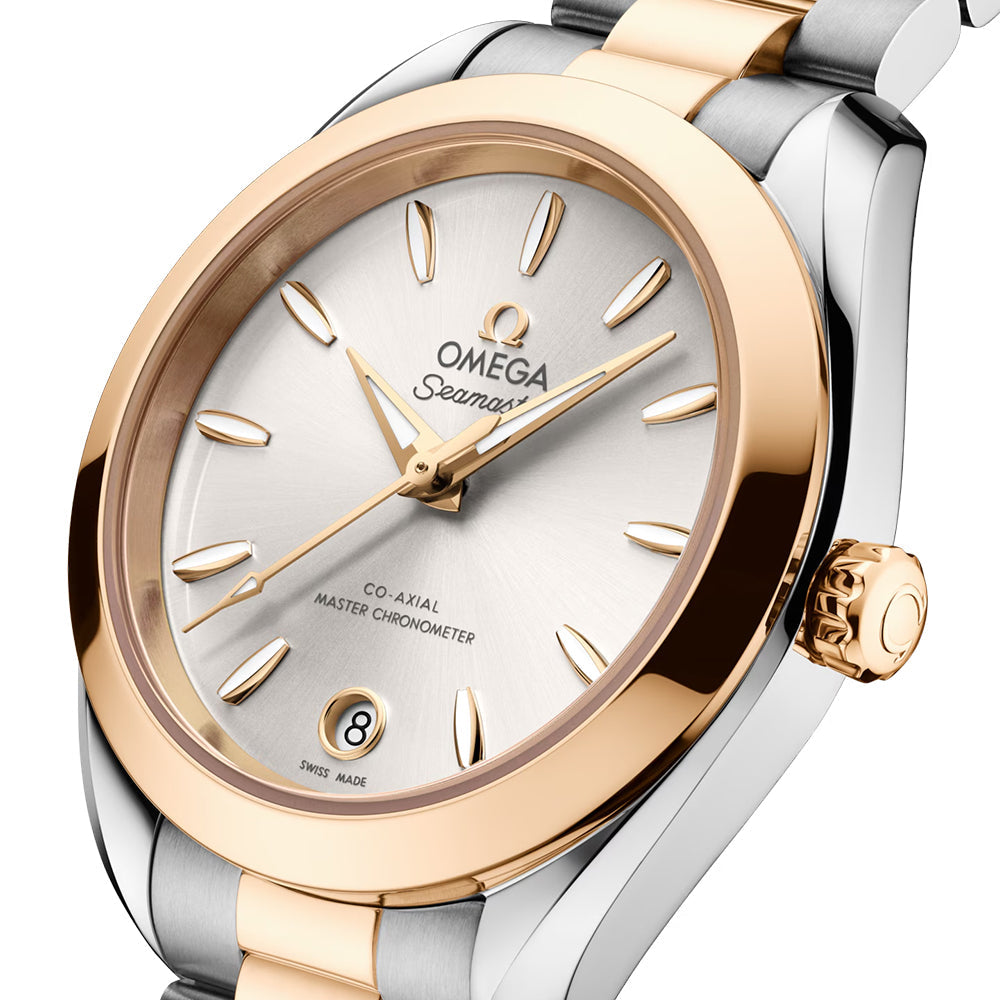 Seamaster Aqua Terra 150M Two-Tone 30mm - Silver on Bracelet