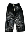Mixed Emotions Striped Sweatpants Black