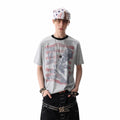 TREND ST Light Asian Street Retro Printed Short Sleeve T-shirt for Men's Summer Loose Solona Cool Half Sleeve T-shirt