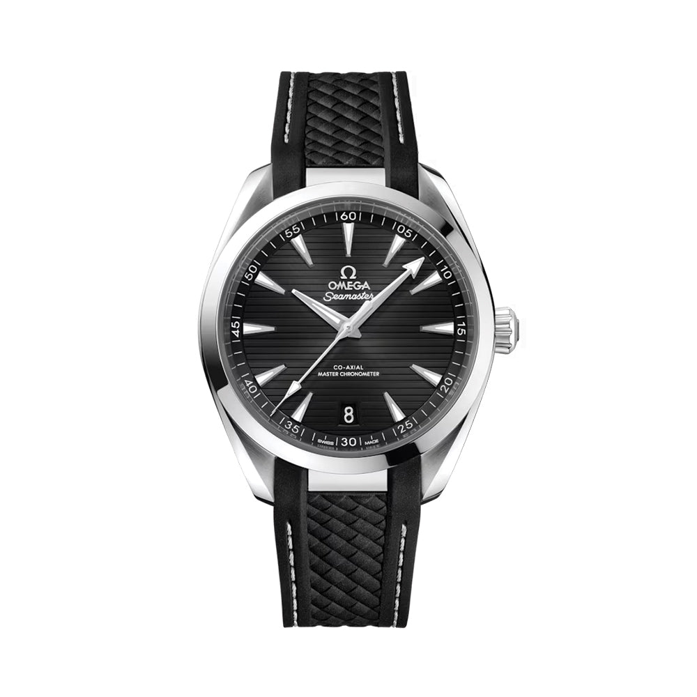 Seamaster Aqua Terra 150M 41mm - Black on Rubber Strap