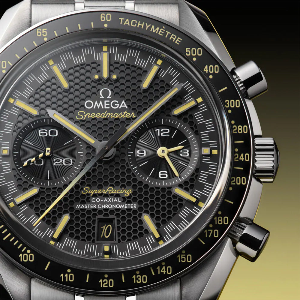Speedmaster Super Racing 44.25mm - Black on Bracelet