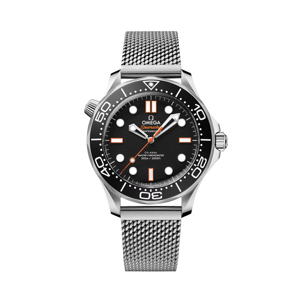 Seamaster Diver 300M 42mm - Black on Mesh Bracelet
