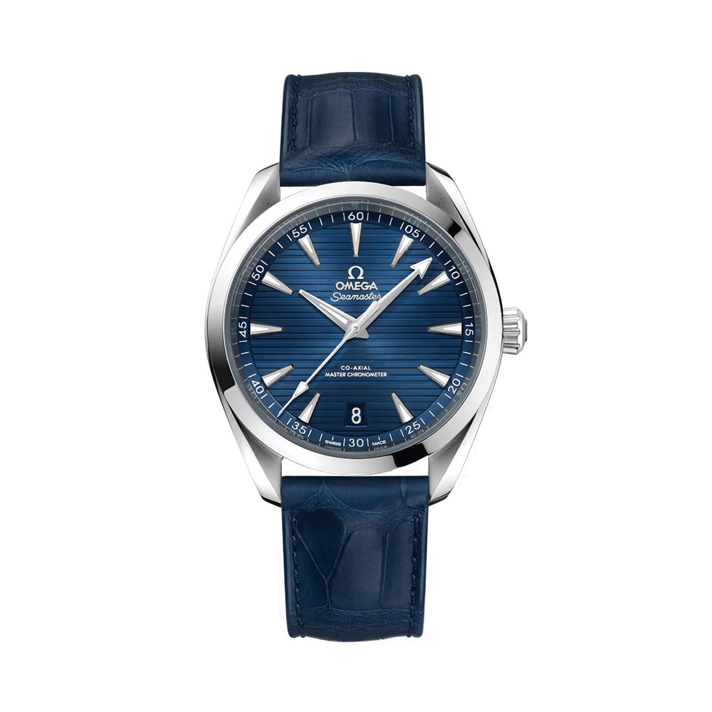 Seamaster Aqua Terra 150M 41mm - Blue on Leather Strap