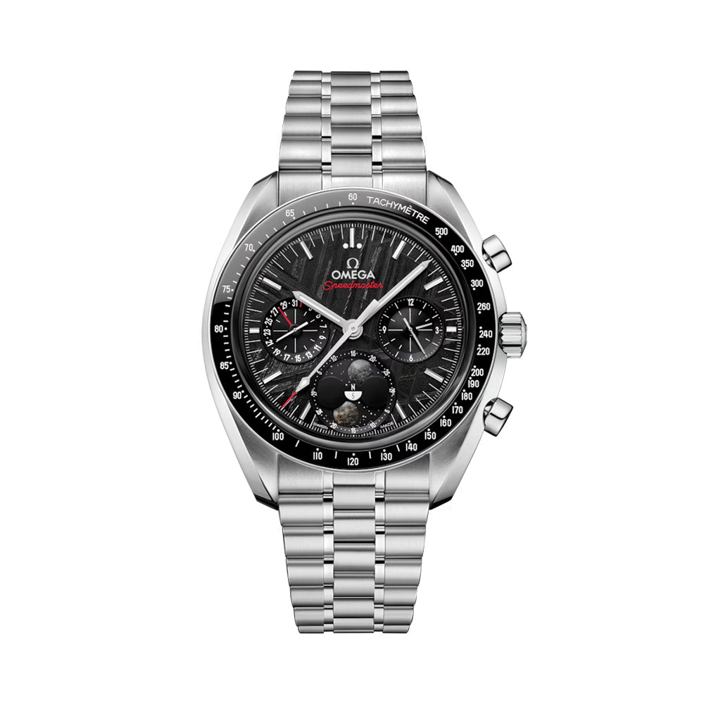 Speedmaster Moonphase Meteorite 43mm - Black on Bracelet