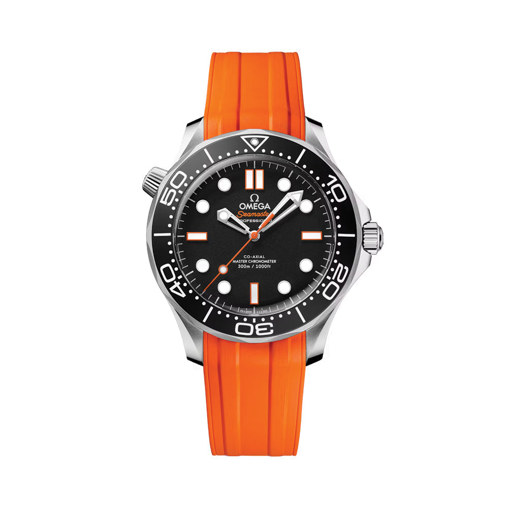 Seamaster Diver 300M 42mm - Black on Rubber Strap