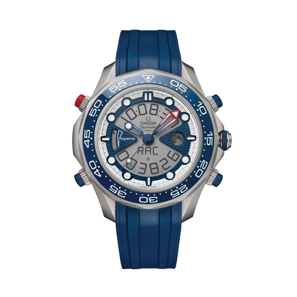Seamaster Regatta America's Cup Titanium on Rubber Strap 46.75mm - Grey on Rubber Strap
