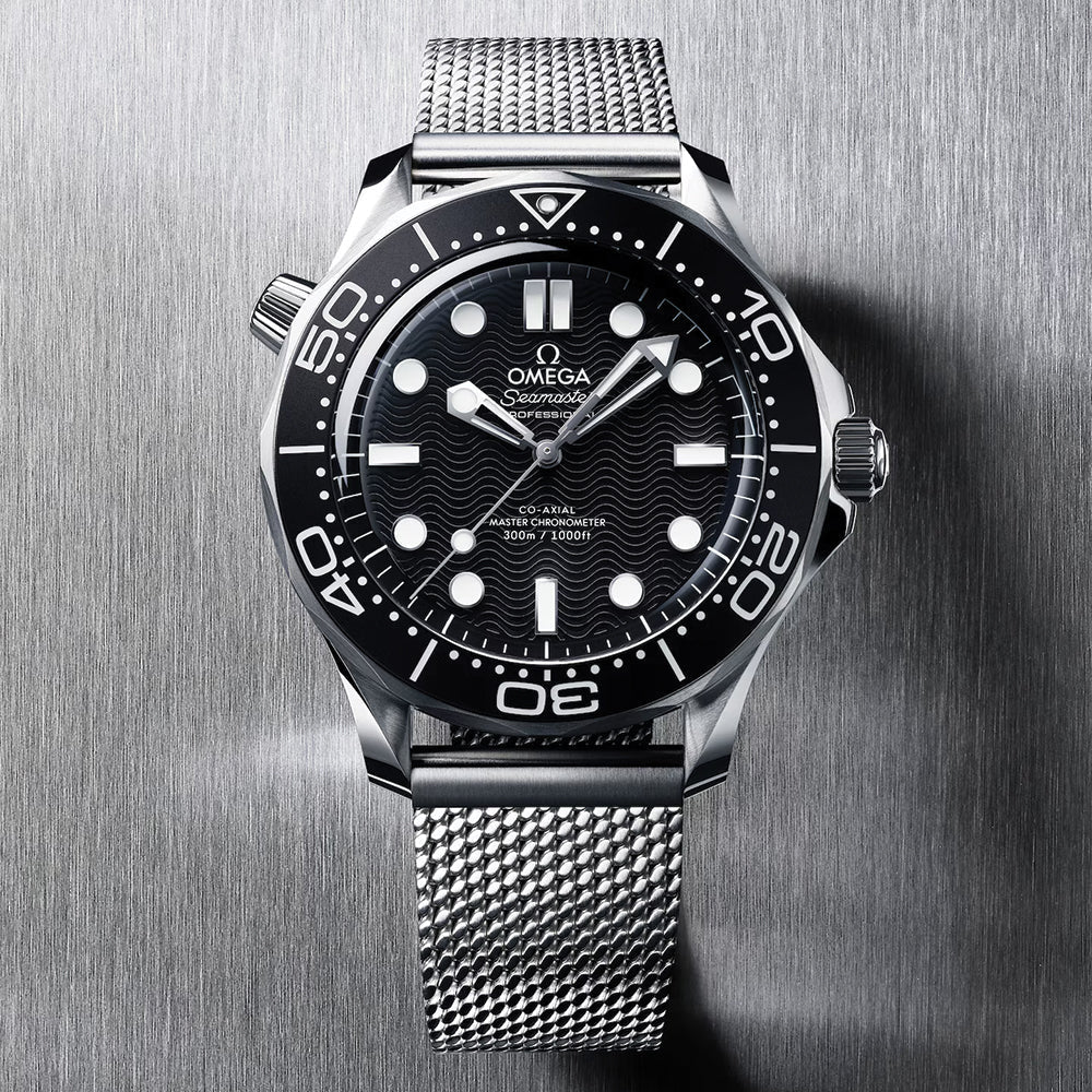 Seamaster Diver 300M Aluminum Bezel 42mm - Black on Bracelet