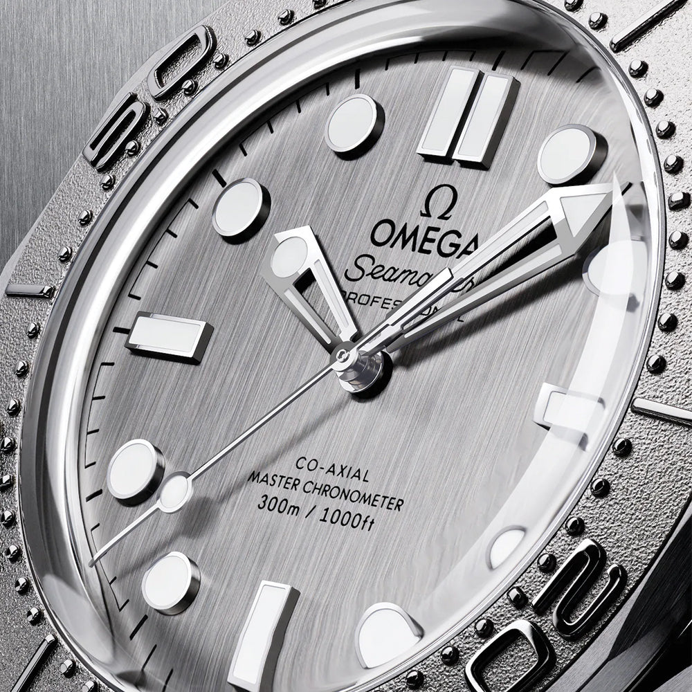 Seamaster Diver 300M Titanium Bezel 42mm - Grey on Bracelet