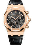 Audemars Piguet Royal Oak Selfwinding Chronograph “50th Anniversary” Black Dial Black Alligator Strap 26240OR.OO.D002CR.01