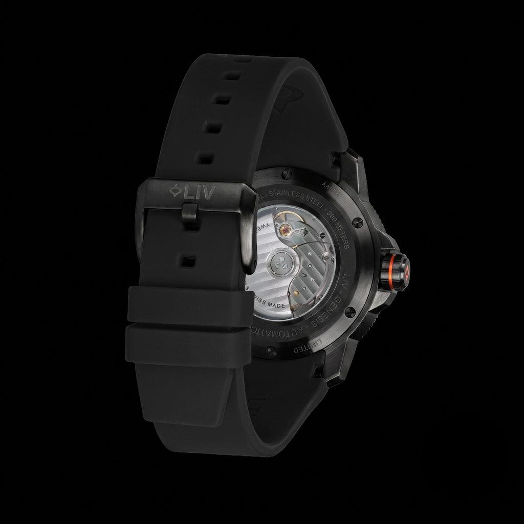 GX-Diver's 44mm Black Full Lume
