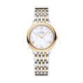 De Ville Prestige Two-Tone 27.5mm - White, Mother-of-Pearl on Bracelet
