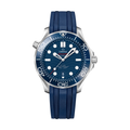 Seamaster Diver 300M 42mm - Blue on Rubber Strap