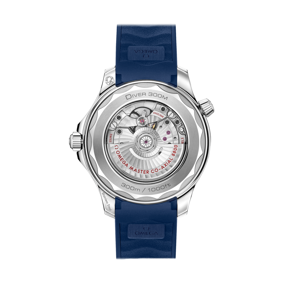 Seamaster Diver 300M 42mm - Blue on Rubber Strap