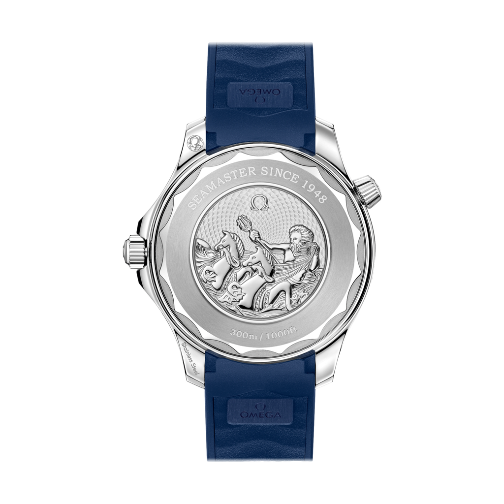 Seamaster Diver 300M 42mm - Summer Blue on Rubber Strap