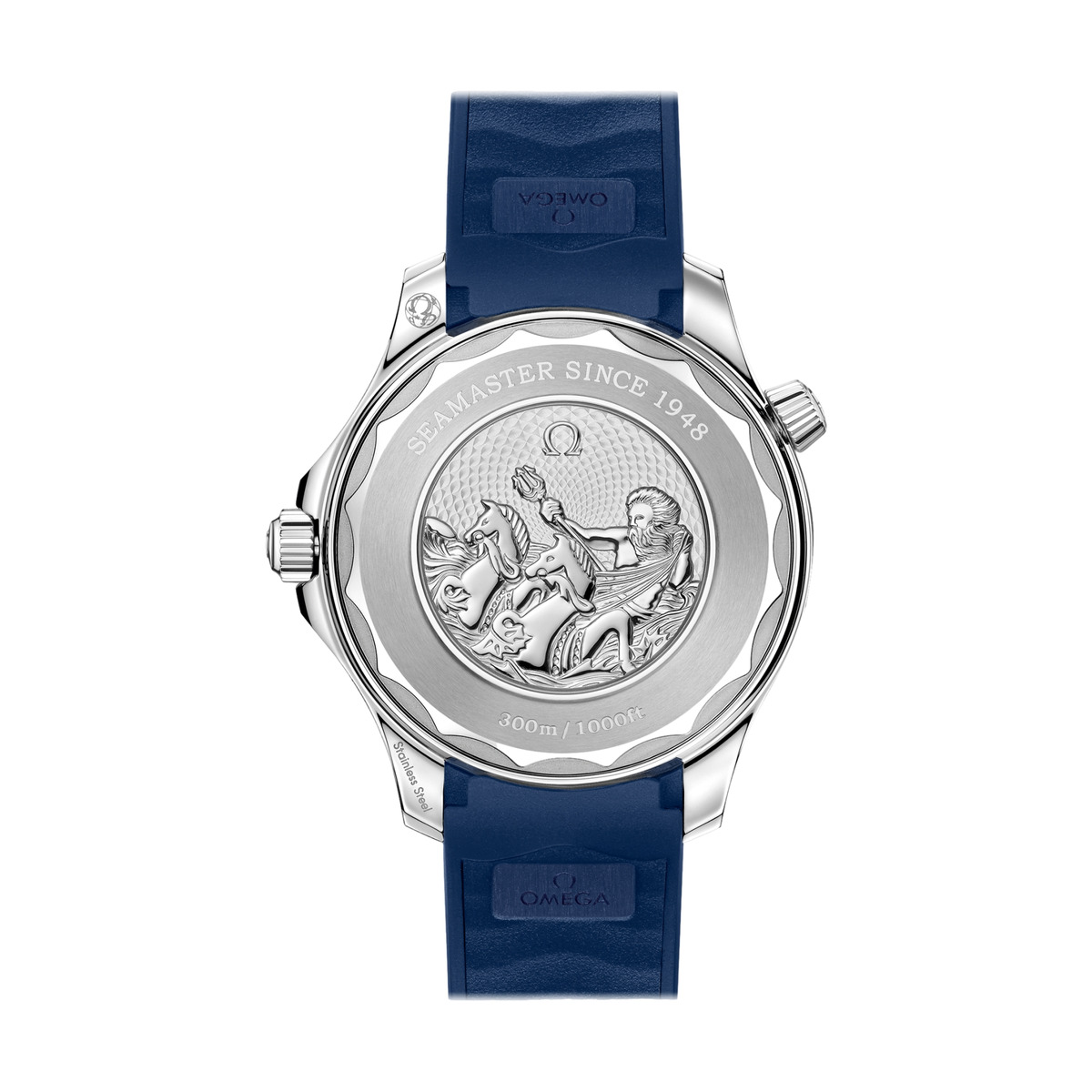 Seamaster Diver 300M 42mm - Summer Blue on Rubber Strap