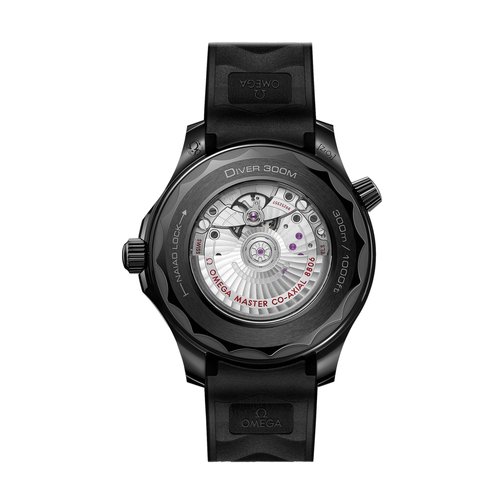 Seamaster Diver 300M Ceramic 43.5mm - Black on Rubber Strap