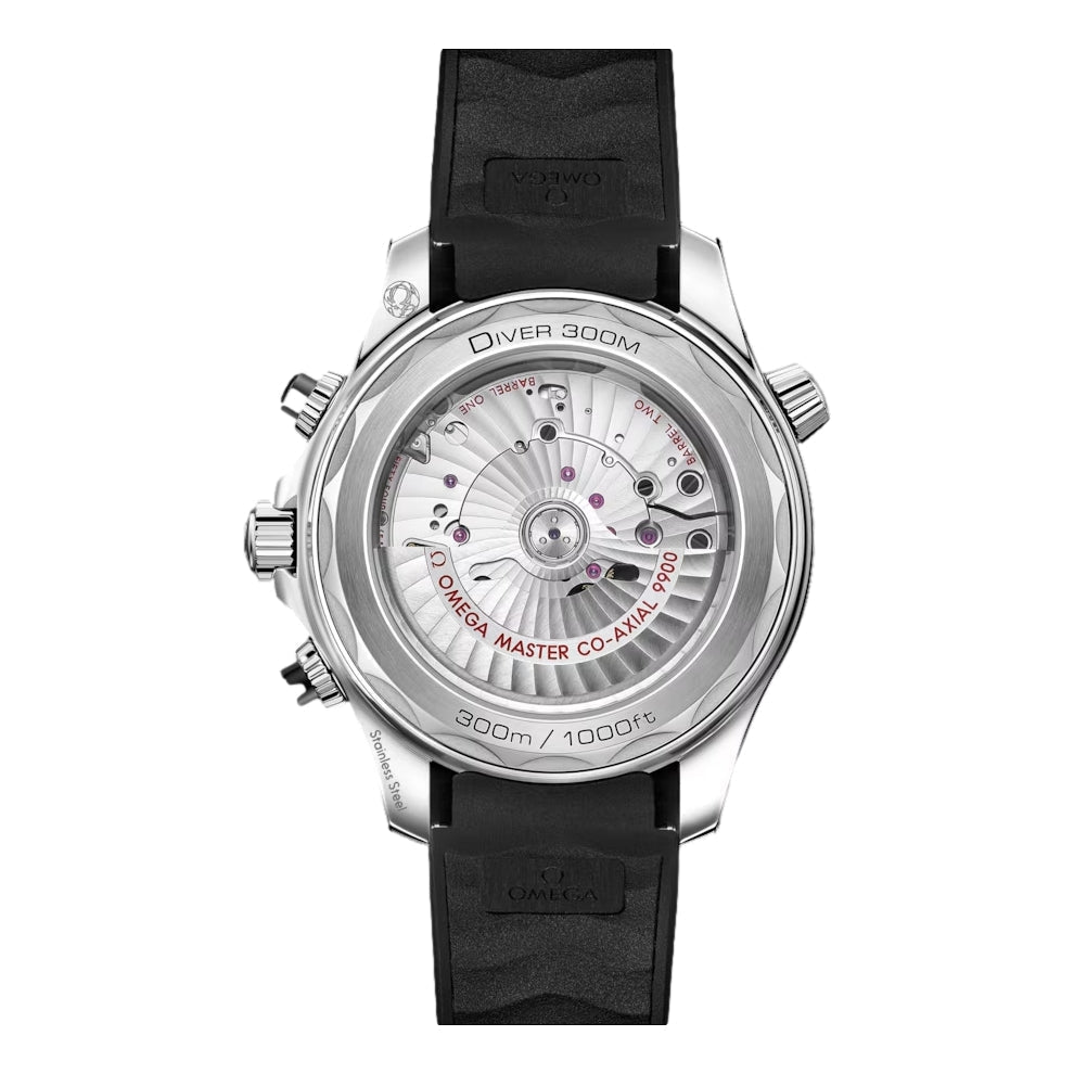 Seamaster Diver 300M Chronograph 44mm - Black on Rubber Strap