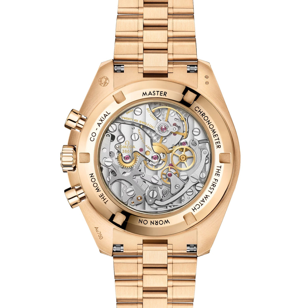 Speedmaster Moonwatch Professional 18K Moonshine™ Gold "Reverse Panda" 42mm - Black on Bracelet