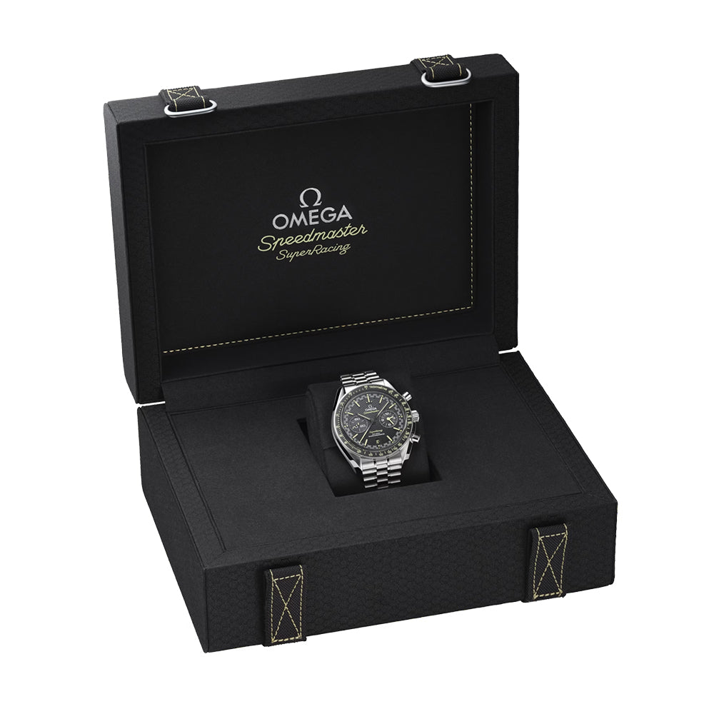 Speedmaster Super Racing 44.25mm - Black on Bracelet