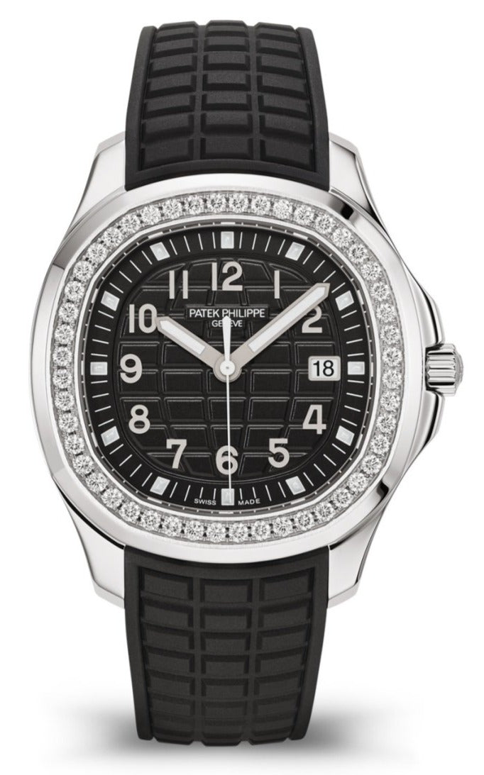 Patek Philippe Aquanaut Luce Black Dial Steel Case With Diamonds - Ref# 5267 - 200A-001