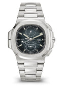 Patek Philippe Nautilus 40 mm Steel Nautilus Travel Time Chronograph Blue Dial 5990 - 1A-011